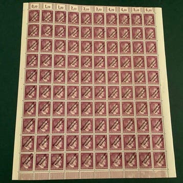 Duitsland - lokale postgebieden 1945 - MeiBen : 6 Pf in, Gestempeld
