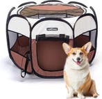 Puppyren - Hondenren- Dierenren - 92x92x58 cm - Bruin - Nobl, Verzenden, Zo goed als nieuw