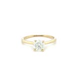 Ring - 14 karaat Geel goud - 1.02ct. tw. Diamant, Nieuw