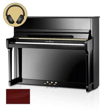 Schimmel Classic C121 T TwinTone MP messing silent piano, Nieuw, Bruin, Piano