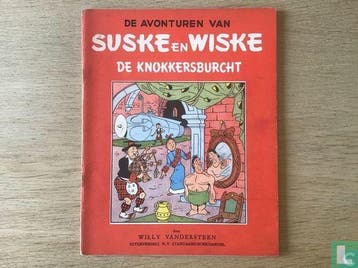 Suske en Wiske - De knokkersburcht - 1954, Boeken, Stripboeken, Eén stripboek, Verzenden, Gelezen, Vandersteen, Willy.