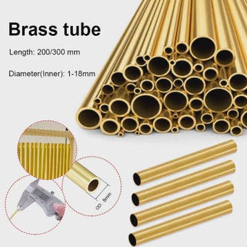 Messing Buis - Diverse Diameters & Lengtes (200-500mm) - Ide, Verzenden, Nieuw