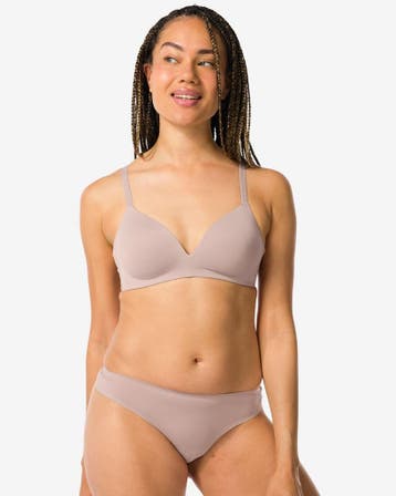 HEMA Damesstring second skin micro beige van €7.99 voor sale, Verzenden
