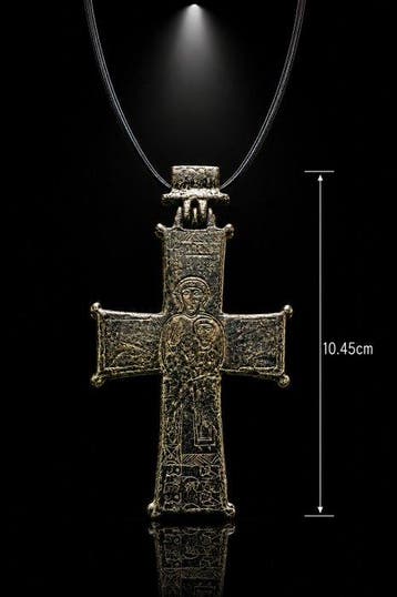 Middeleeuws Byzantijns Bewaker van de Heilige Reliek —