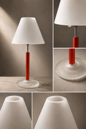 Arteluce - Tafellamp - Appia - Glas, Aluminium, Plastic