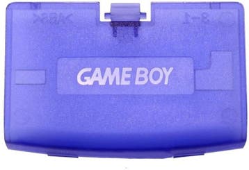 Game Boy Advance Batterijklepje Transparent Blauw (Third..., Spelcomputers en Games, Spelcomputers | Nintendo Game Boy, Ophalen of Verzenden