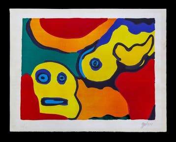 Karel Appel (1921-2006) - Yellow boy and sun