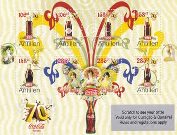 Nederlandse Antillen - 2008 - Coco cola - Postfris, Postzegels en Munten, Postzegels | Nederlandse Antillen en Aruba, Verzenden