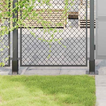 vidaXL Spokkels vierkant 12 st 61x61 mm gepoedercoat staal, Verzenden, Nieuw