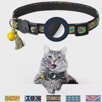 Verstelbare Halsband voor Katten en Puppy's met Airtag Houde, Dieren en Toebehoren, Verzenden, Nieuw