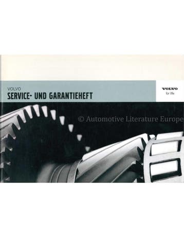 2005 VOLVO GARANTIE & SERVICEBOEKJE DUITS, Auto diversen