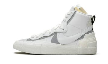 Nike Blazer Mid sacai White Grey, Nieuw