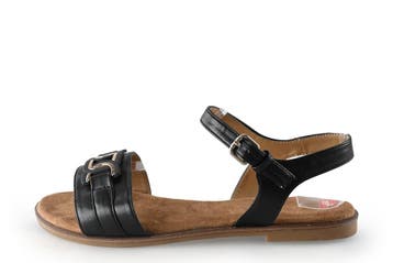 Tom Tailor Sandalen in maat 38 Zwart, Kleding | Dames, Verzenden, Zwart, Zo goed als nieuw, Sandalen of Muiltjes