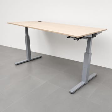Gispen Steeltop slingerbureau - 180x80 cm, Ophalen of Verzenden, Nieuw