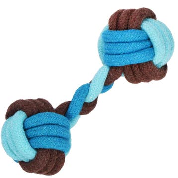 Hondenspeelgoed - Bijtring - Honden - Touw - 17 cm - Blauw, Ophalen of Verzenden, Nieuw