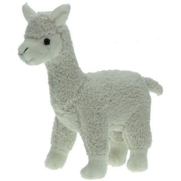 Alpaca knuffel - pluche - 20 cm - wit - dierenknuffel, Kinderen en Baby's, Verzenden, Nieuw