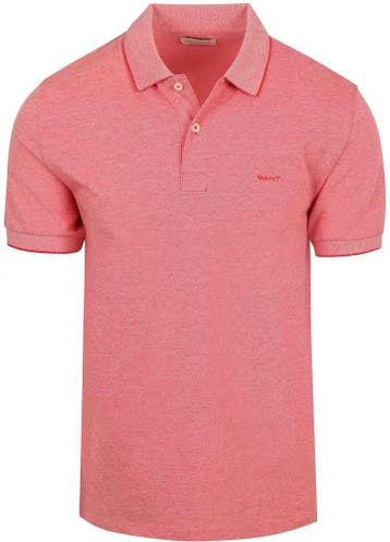 Gant 2Tone Piqué Poloshirt Rood maat 3XL Heren, Kleding | Heren, Polo's, Verzenden, GANT, Nieuw, Overige maten