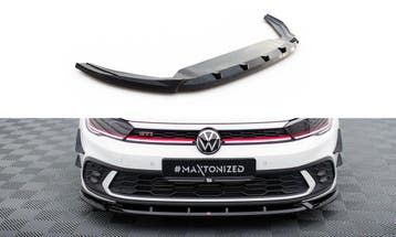 Voorspoiler V.2 Volkswagen Polo GTI MK6 Facelift, Ophalen of Verzenden, Nieuw