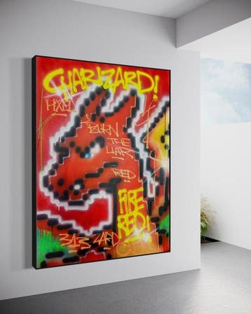 Outside313 - Charizard fire red - Pokémon - Pixel series