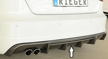 Rieger diffuser | A3 (8V): 07.12-08.16 (tot Facelift) - 3-dr, Verzenden, Nieuw, Audi