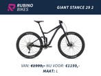 GIANT STANCE 29 2 (L) - 40% KORTING - FULL SUSPENSION MTB, Ophalen, 45 tot 49 cm, Nieuw, Giant