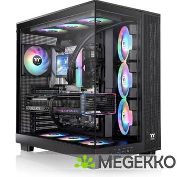 Thermaltake View 380 XL TG ARGB Midi Tower Zwart, Computers en Software, Computerbehuizingen, Verzenden, Nieuw