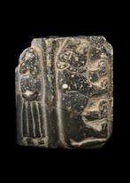 Mesopotamisch Black Hardstone Zegelplaquette