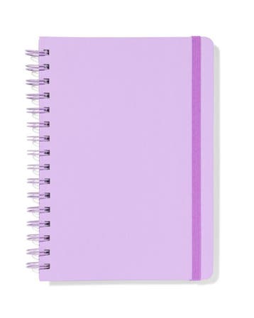 HEMA Notitieboek A5 gelinieerd lila, Verzenden, Nieuw