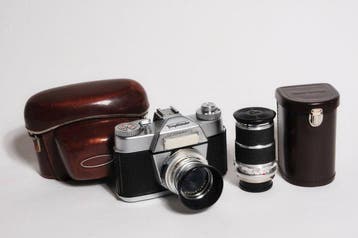 Voigtländer Bessamatic con 2,8/50mm + 4/135mm | Analoge, Nieuw