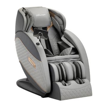 Massagestoel Elektrisch Grijs – Full Body Massage Stoel –, Ophalen of Verzenden, Nieuw