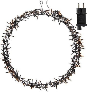 2dekans | H&S - Kerstkrans - Ring - Ø48cm - 400led - Extra, Diversen, Kerst, Ophalen of Verzenden, Zo goed als nieuw
