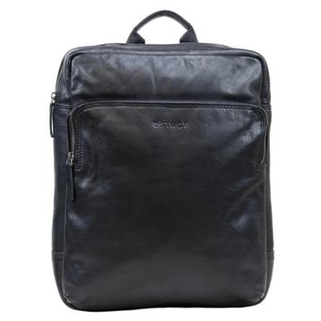 DSTRCT State Street Leren 15,6 inch Laptoprugzak – Zwart, Computers en Software, Laptoptassen, Verzenden, Nieuw