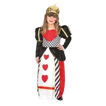 Hartenkoningin kostuum kind, Verzenden, Nieuw, Feestartikel