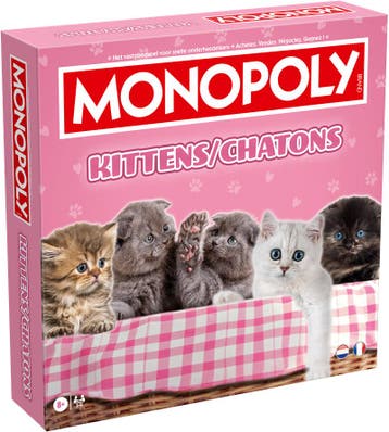 Monopoly - Kittens / Chatons | Winning Moves -, Hobby en Vrije tijd, Gezelschapsspellen | Bordspellen, Verzenden, Nieuw