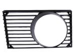 Grille voor extra koplamp, zwart. Porsche 914, Verzenden, Nieuw