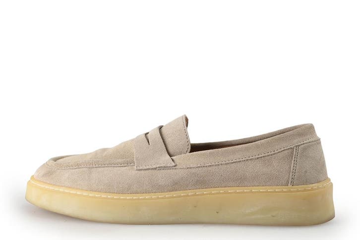 Manfield Instappers in maat 43 Beige, Kleding | Heren, Schoenen, Overige kleuren, Zo goed als nieuw, Overige typen, Verzenden