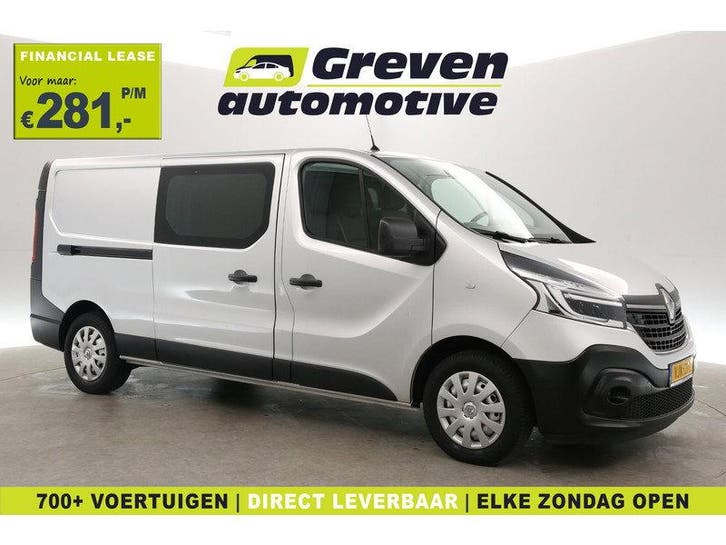 Renault Trafic 2.0 dCi T29 L2H1 | Airco | Cruise | 3 Zits, Auto's, Bestelauto's, Handgeschakeld, Diesel, Zilver of Grijs, Renault