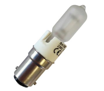 SL Halogeen buislamp Ba15d 100W Mat | Dimbaar, Ophalen of Verzenden, Nieuw