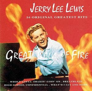 cd - Jerry Lee Lewis - Great Balls Of Fire, Cd's en Dvd's, Cd's | Overige Cd's, Zo goed als nieuw, Verzenden