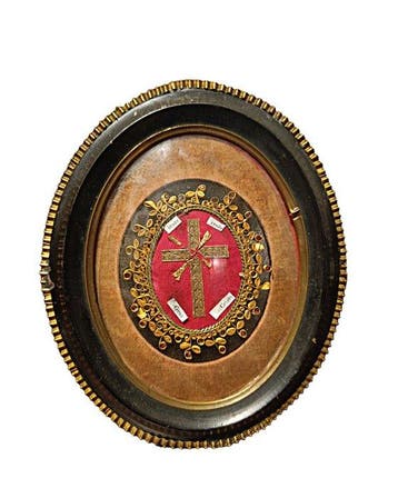 Reliekhouder - Hout - 1800-1850 - Heilige Kruis van Onze
