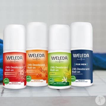 Weleda 24H Roll-On Deodorant Men - 50ml, Ophalen of Verzenden, Nieuw, Overige typen