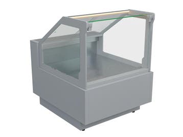 Rose koeltoonbank B95 x D118 x H125 cm - grijs, Nieuw in verpakking