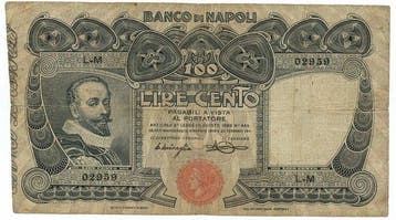 Italië. - 100 Lire - 23/02/1911 - BN 10D (Zonder