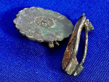 Oud-Romeins, Keizerrijk Brons Fibula - 40 mm