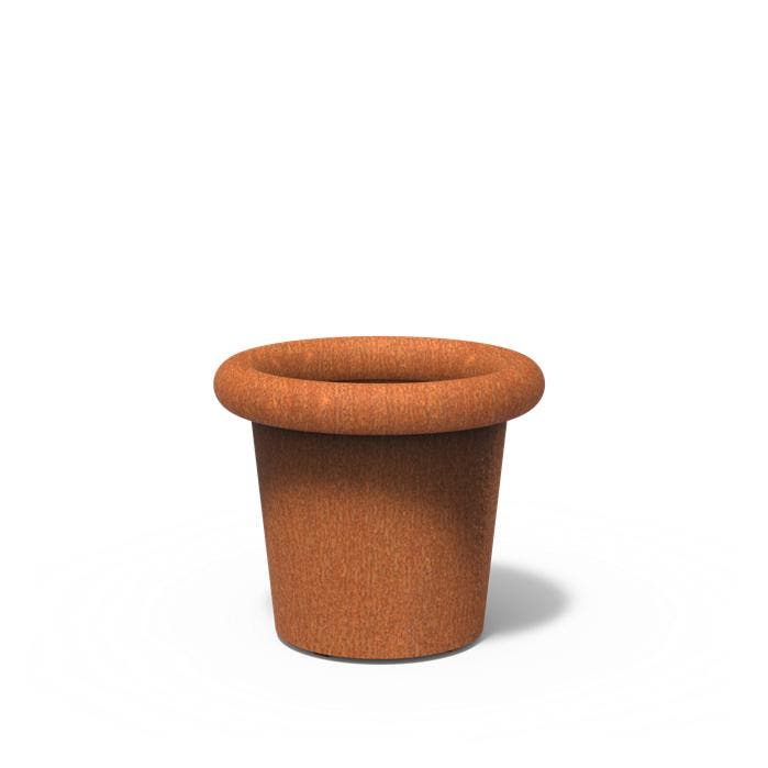 Plantenbak Cortenstaal Ø70xH60 cm, Tuin en Terras, Bloembakken en Plantenbakken, Nieuw, Verzenden