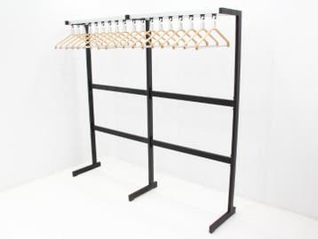 Vrijstaande garderobe - van Esch - 18 hangers - zwart, Huis en Inrichting, Woonaccessoires | Kapstokken, Ophalen of Verzenden