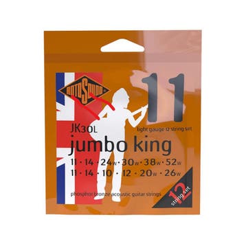 Rotosound JK30L 0.11 jumbo King snaren set voor een 12, Ophalen of Verzenden, Nieuw