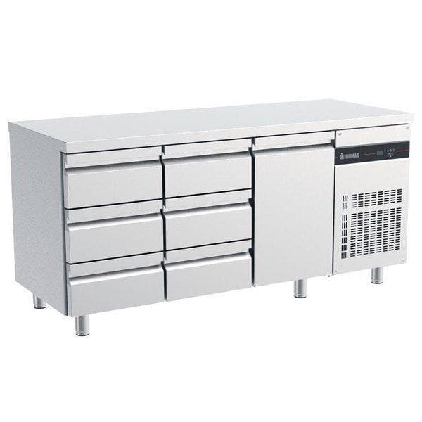 Inomak Koelwerkbank PNRP339 420L 179x70cm 1 deur 6 laden, Zakelijke goederen, Horeca | Keukenapparatuur, Ophalen of Verzenden