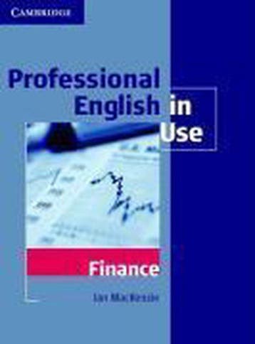 9783125341890 Professional English in Use. Finance, Verzenden, Zo goed als nieuw, Ian MacKenzie