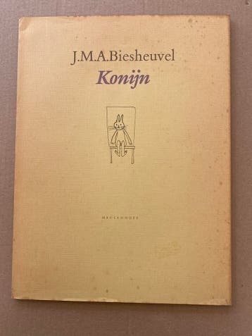 J.M.A. Biesheuvel - Konijn Fabel Angst voor de werkelijkheid, Verzenden, Gelezen, Nederland